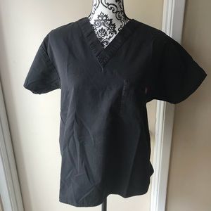 Dickies Black Scrub Top XS